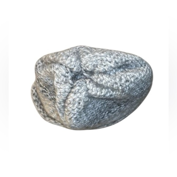 SadBlister Sisters adult knit winter hat grey and white - Picture 3 of 4